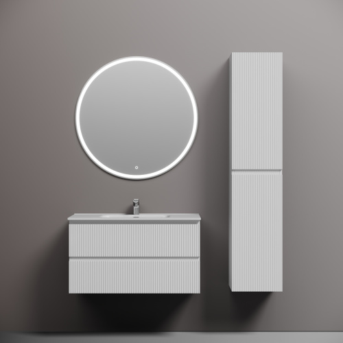 Тумба под раковину Sancos SNOB T SNT90W 90х40 подвесная цвет белый - фото 2